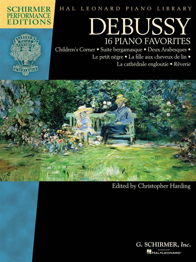 Debussy - 16 Piano Favorites - Edited by Christopher Harding - klasické skladby pro klavír