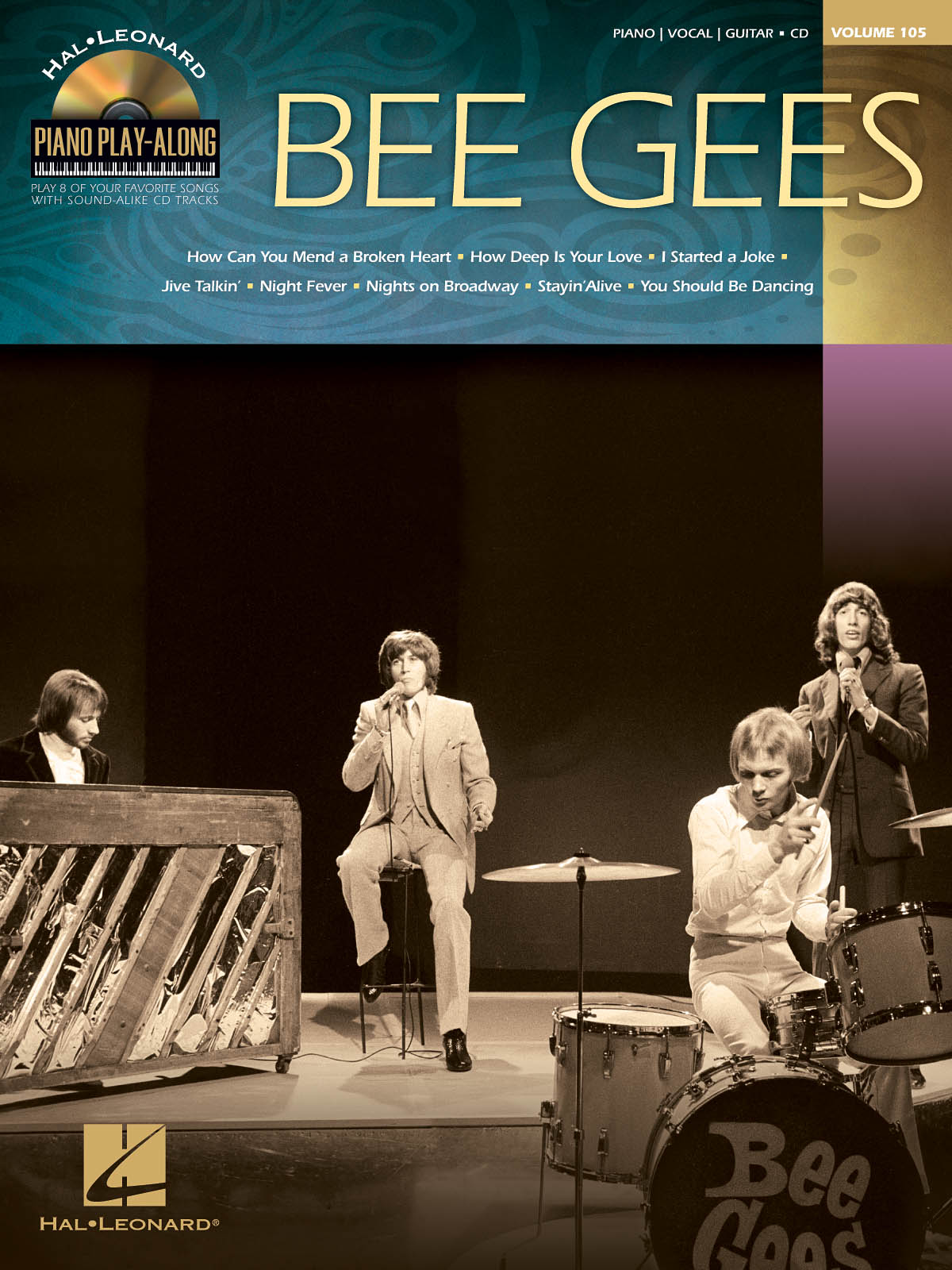Bee Gees - Piano Play-Along Volume 105 známé písně pro klavír