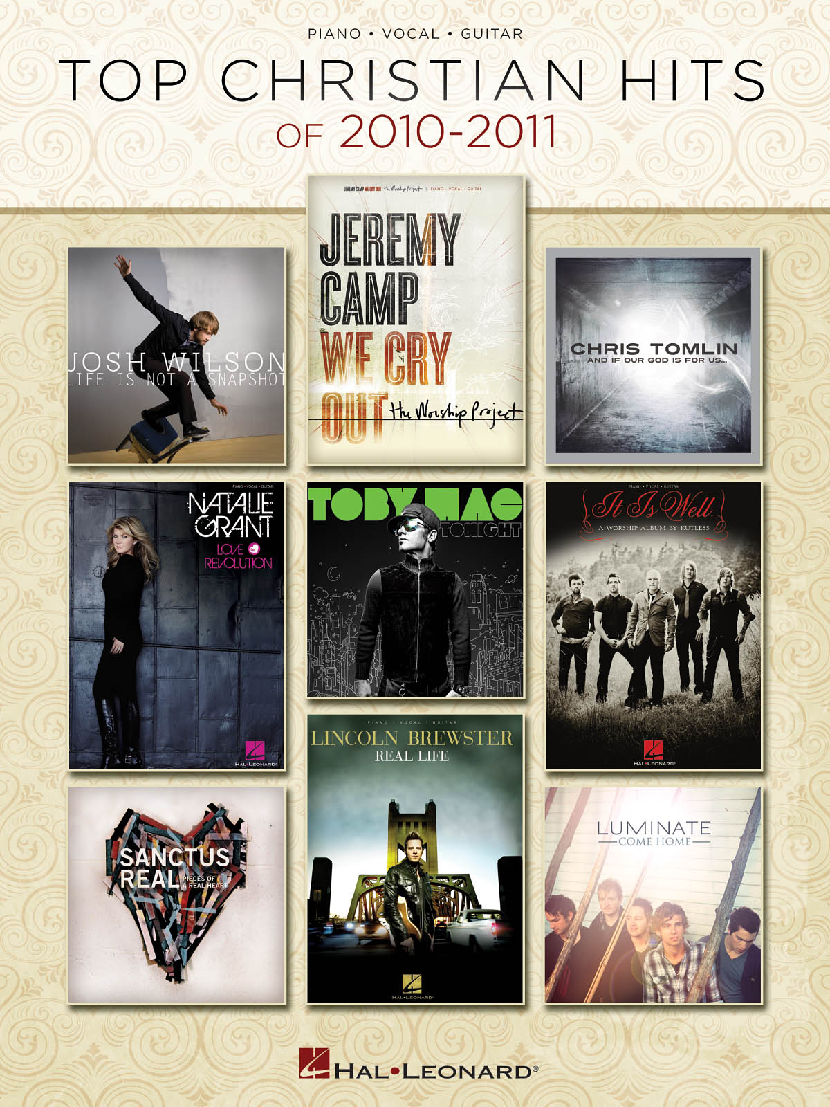 Top Christian Hits of 2010-2011 - noty pro kytaru, zpěv s doprovodem klavíru