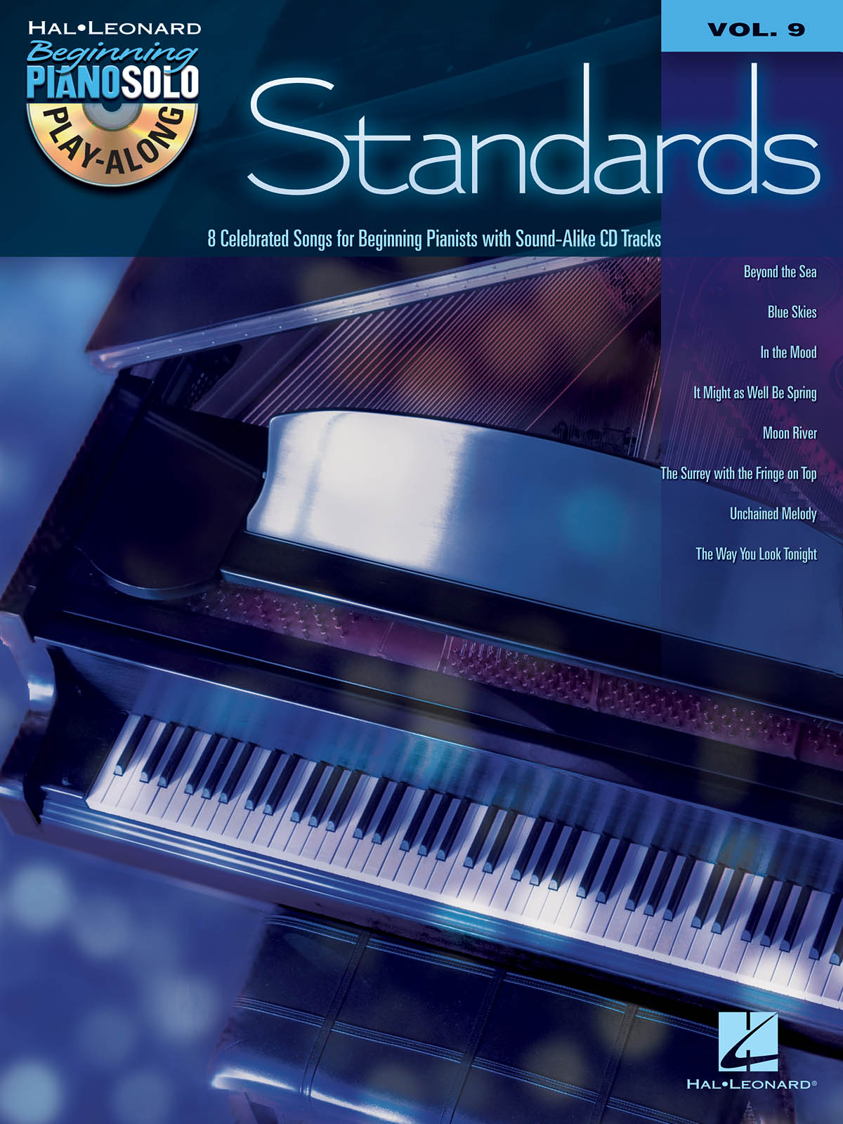 Standards - Beginning Piano Solo Play-Along Volume 9 známé písně pro klavír