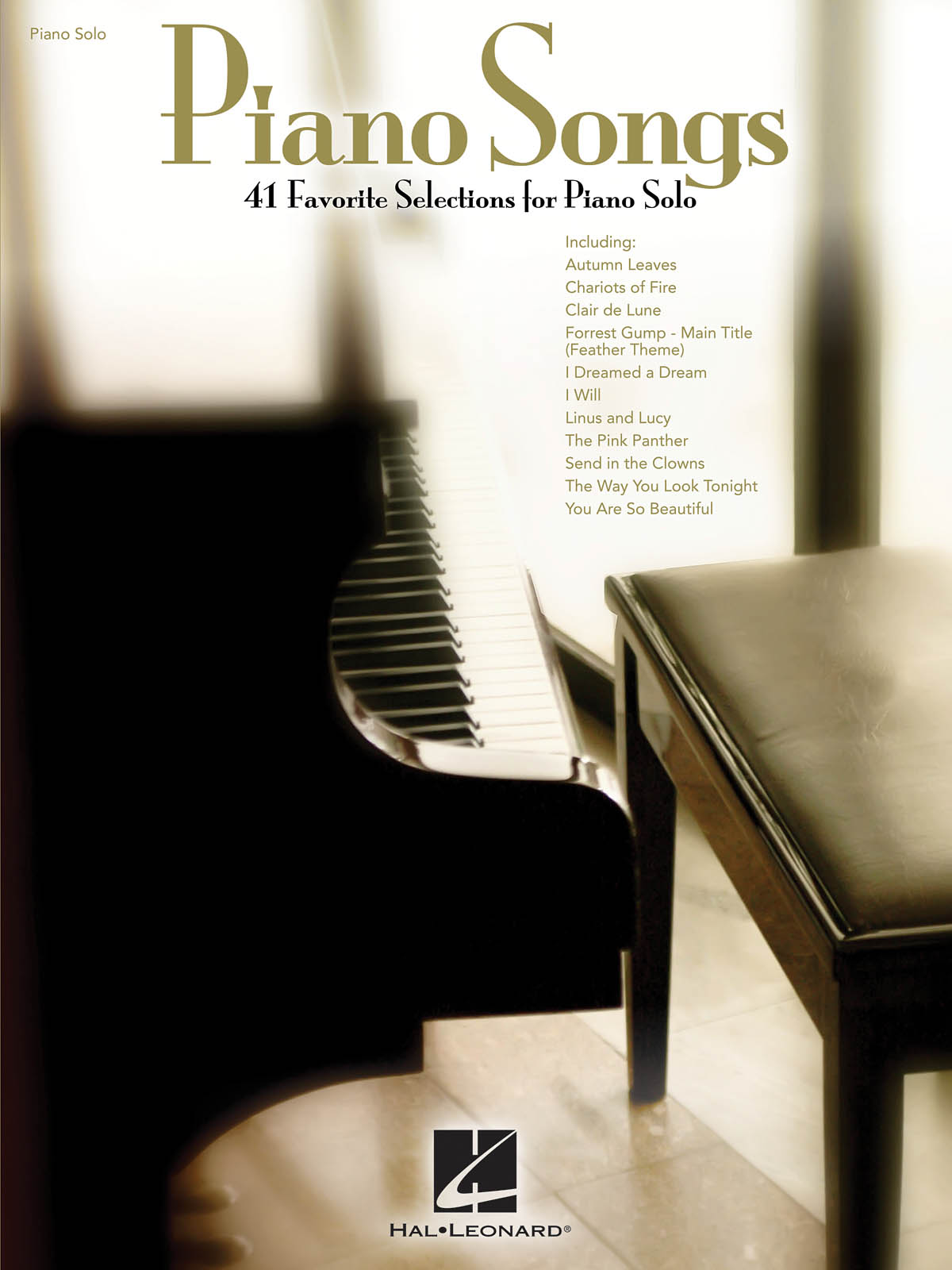 Piano Songs - 41 Favorite Selections for Piano Solo známé písně pro klavír
