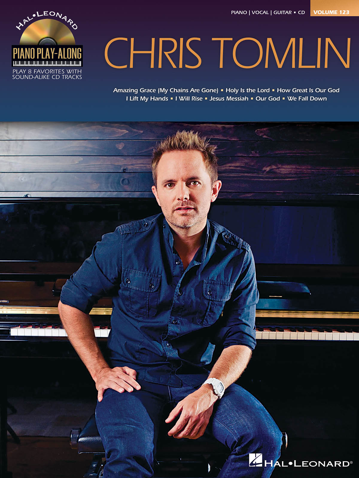 Chris Tomlin - Piano Play-Along Volume 123 známé písně pro klavír