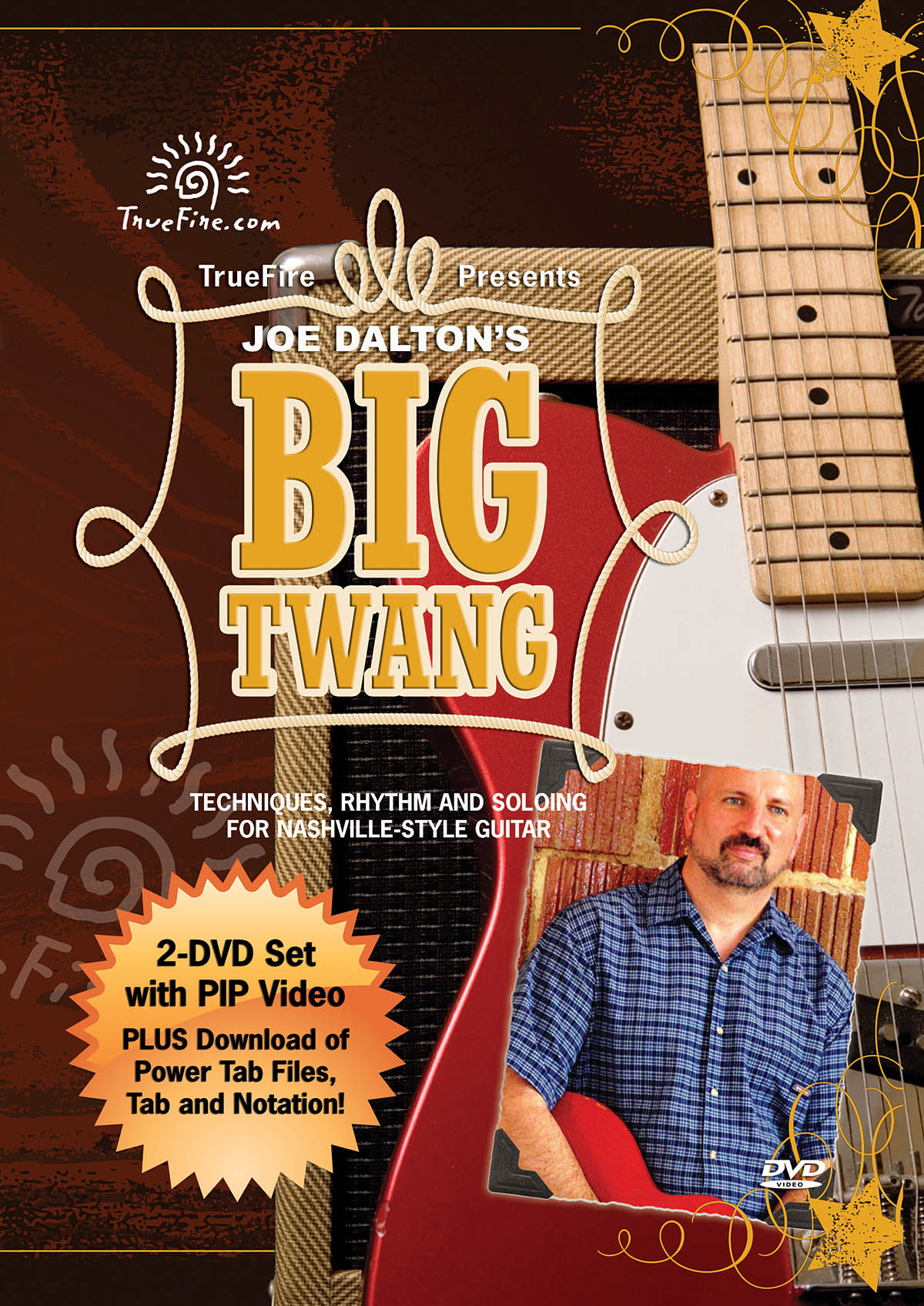 Joe Dalton's Big Twang - Techniques, Rhythm & Soloing for Nashville-Style Guitar 2-DVD Set - noty pro kytaru