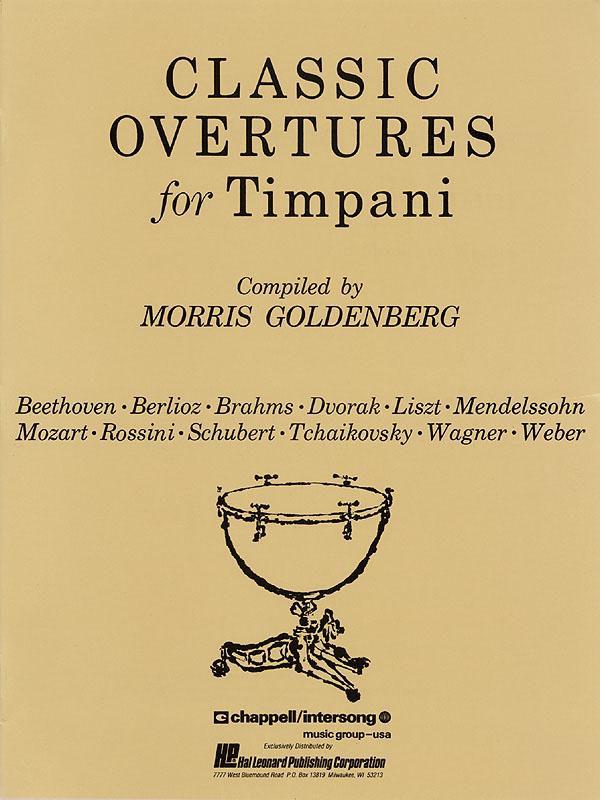Classic Overtures for Timpani - noty pro bicí nástroje