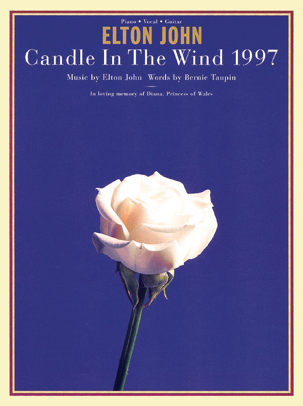 Candle in the Wind 1997 - P/V/G - noty pro zpěv, klavír s akordy pro kytaru