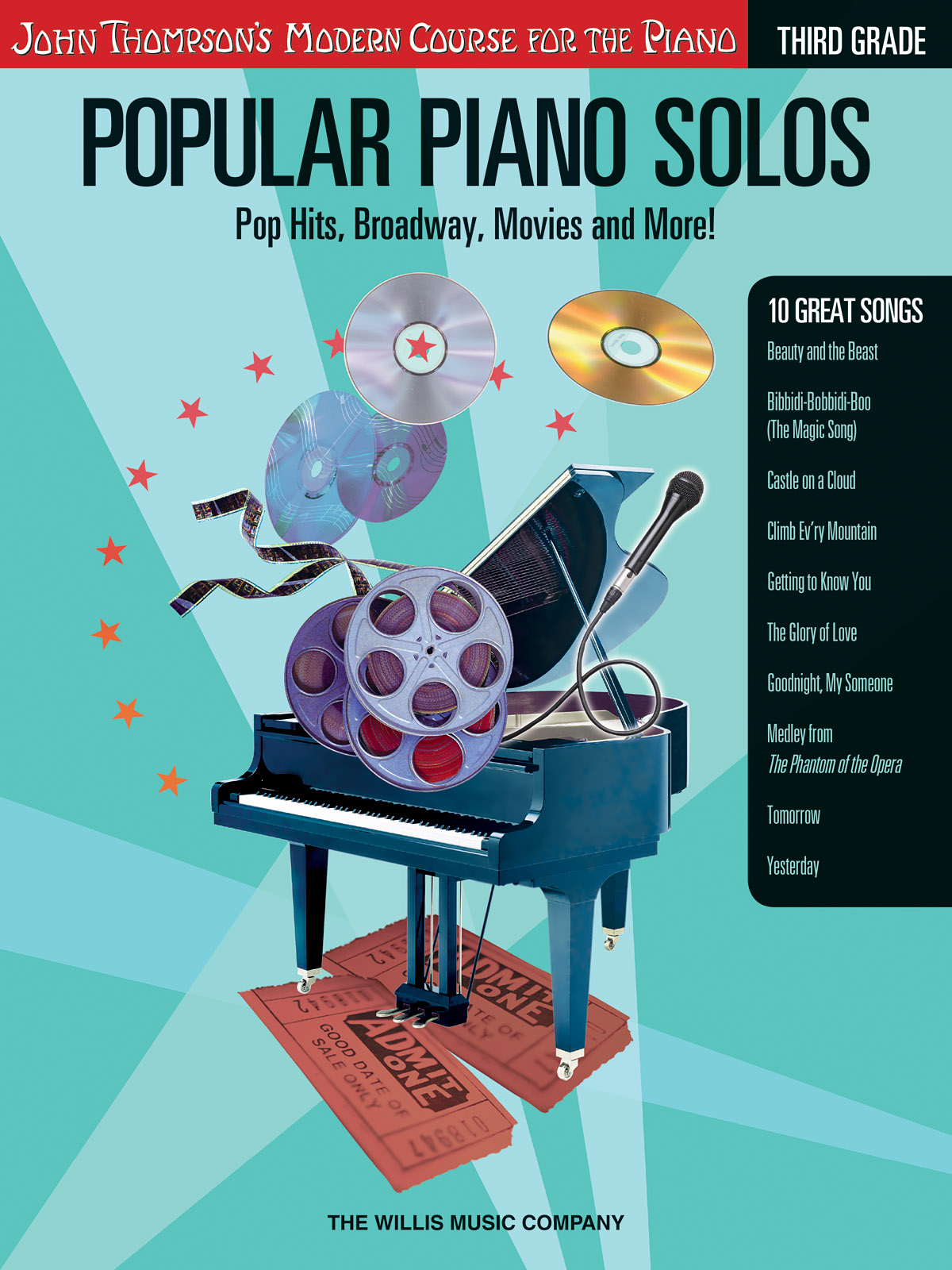 Popular Piano Solos - Grade 3 - Pop Hits, Broadway, Movies and More! John Thompson's Modern Course for the Piano Series učebnice pro klavír