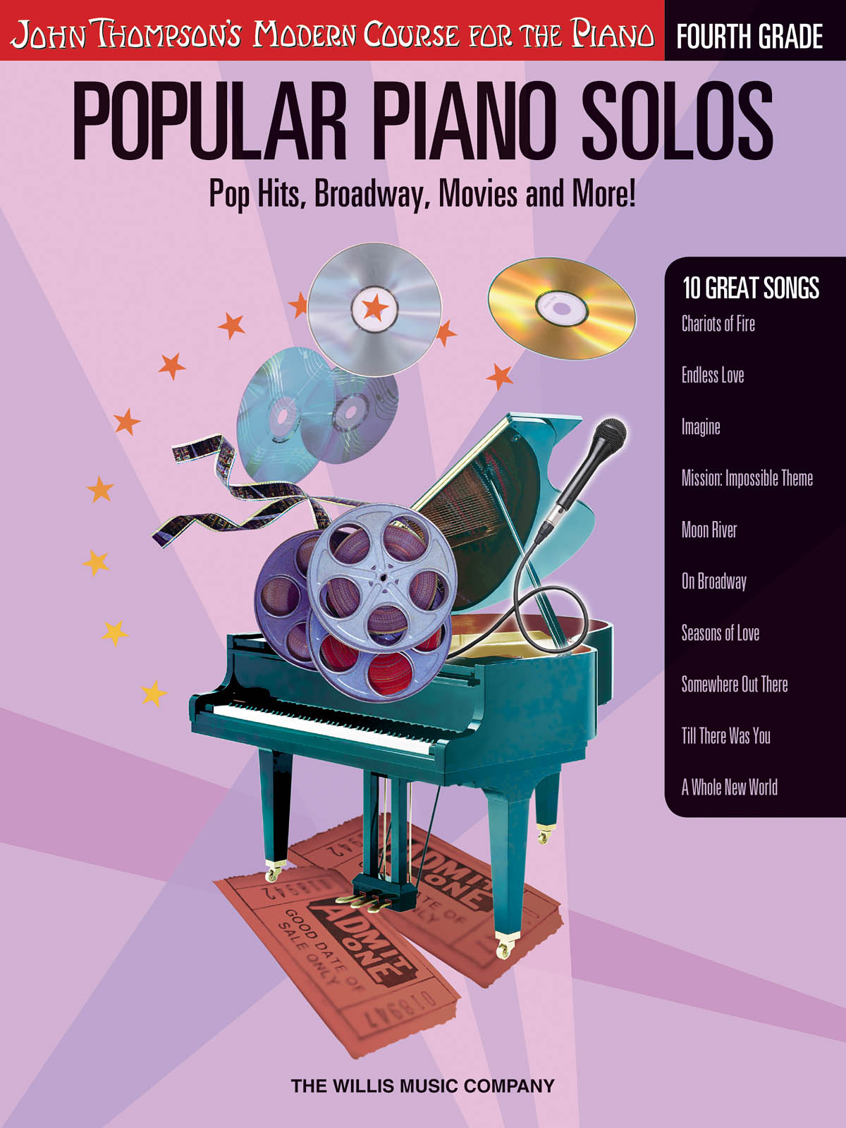 Popular Piano Solos - Grade 4 - Pop Hits, Broadway, Movies and More! John Thompson's Modern Course for the Piano Series učebnice pro klavír