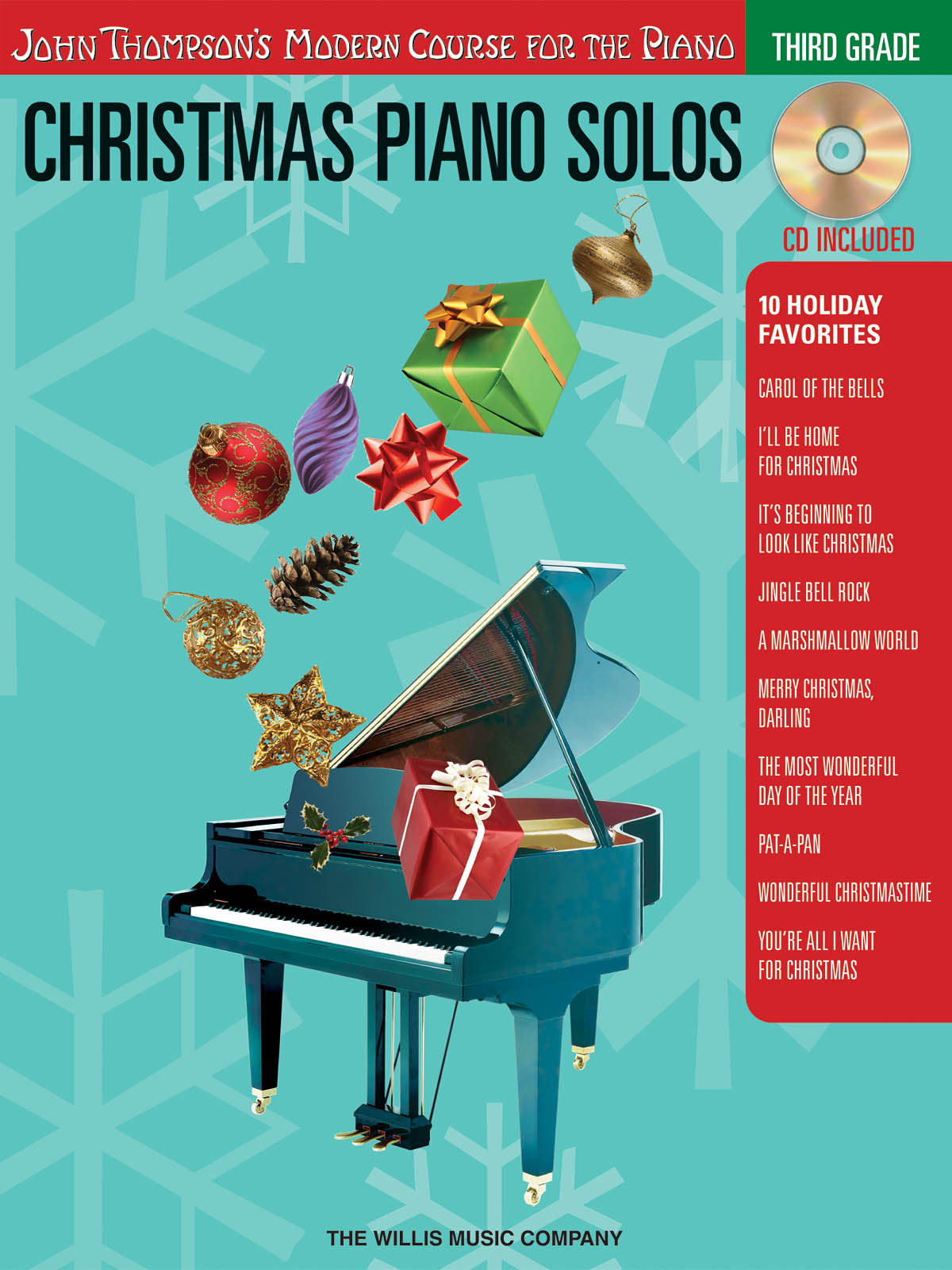 Christmas Piano Solos Third Grade - vánoční melodie pro klavír