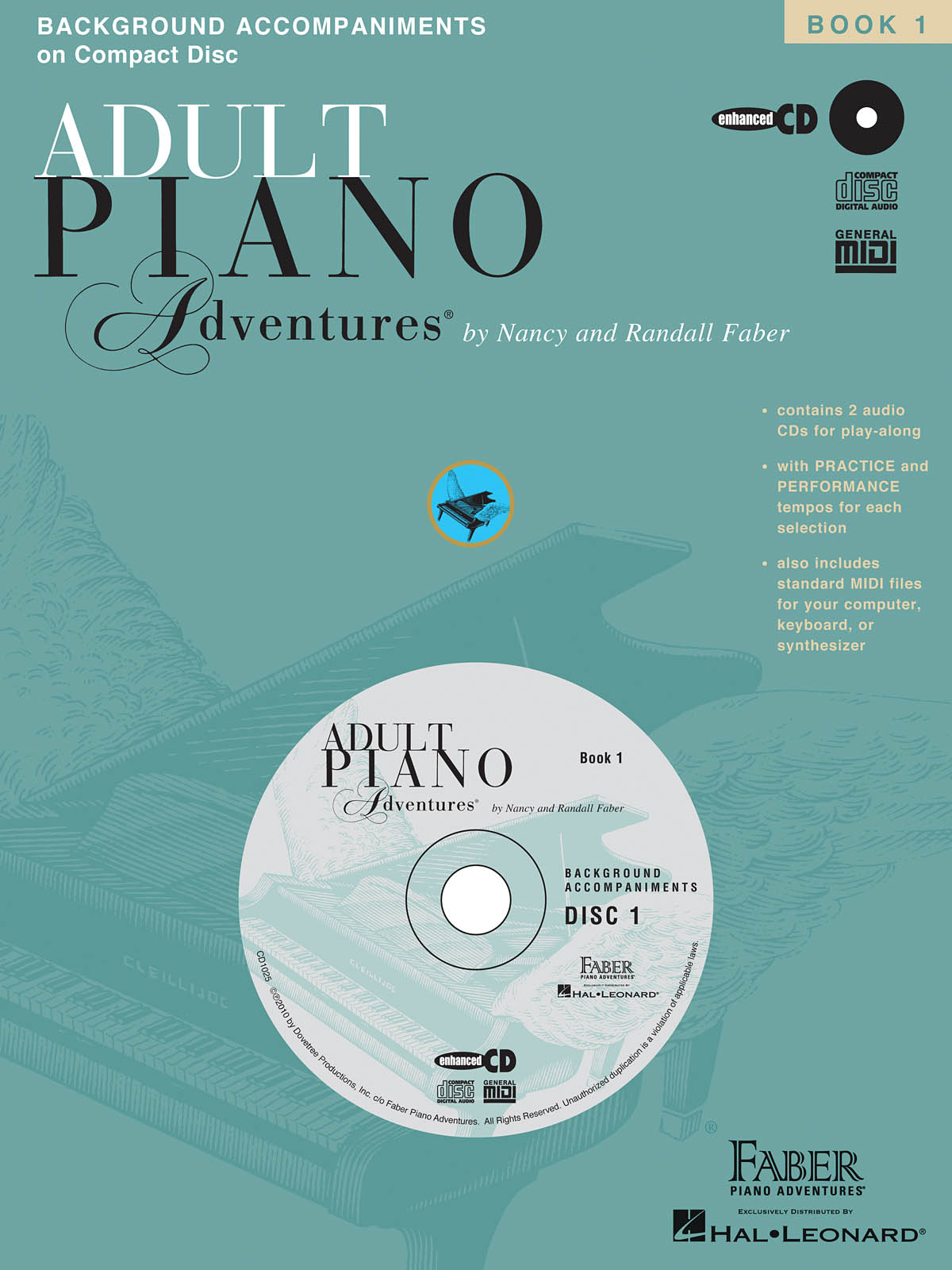 Adult Piano Adventures All-in-One Lesson Book 1 - Background Accompaniment CD (Audio & MIDI)