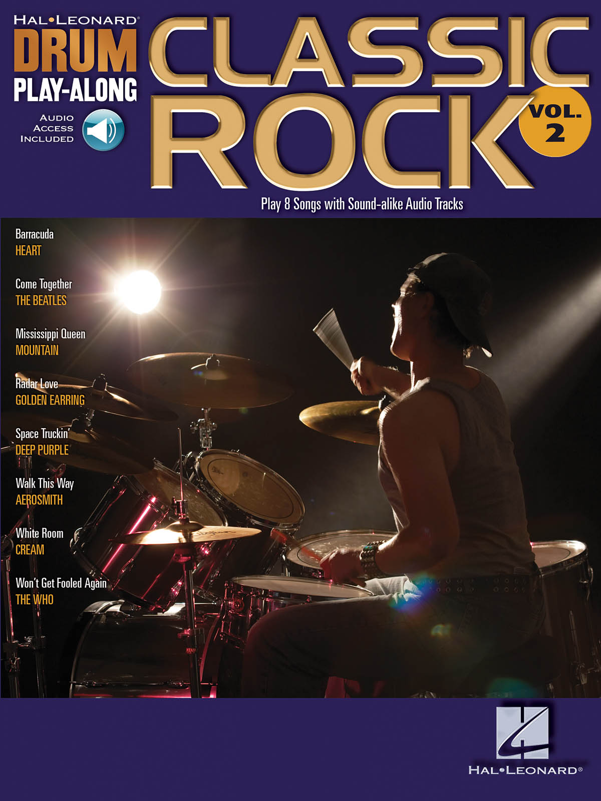 Classic Rock - Hal Leonard Drum Play Along - noty pro bicí soupravu