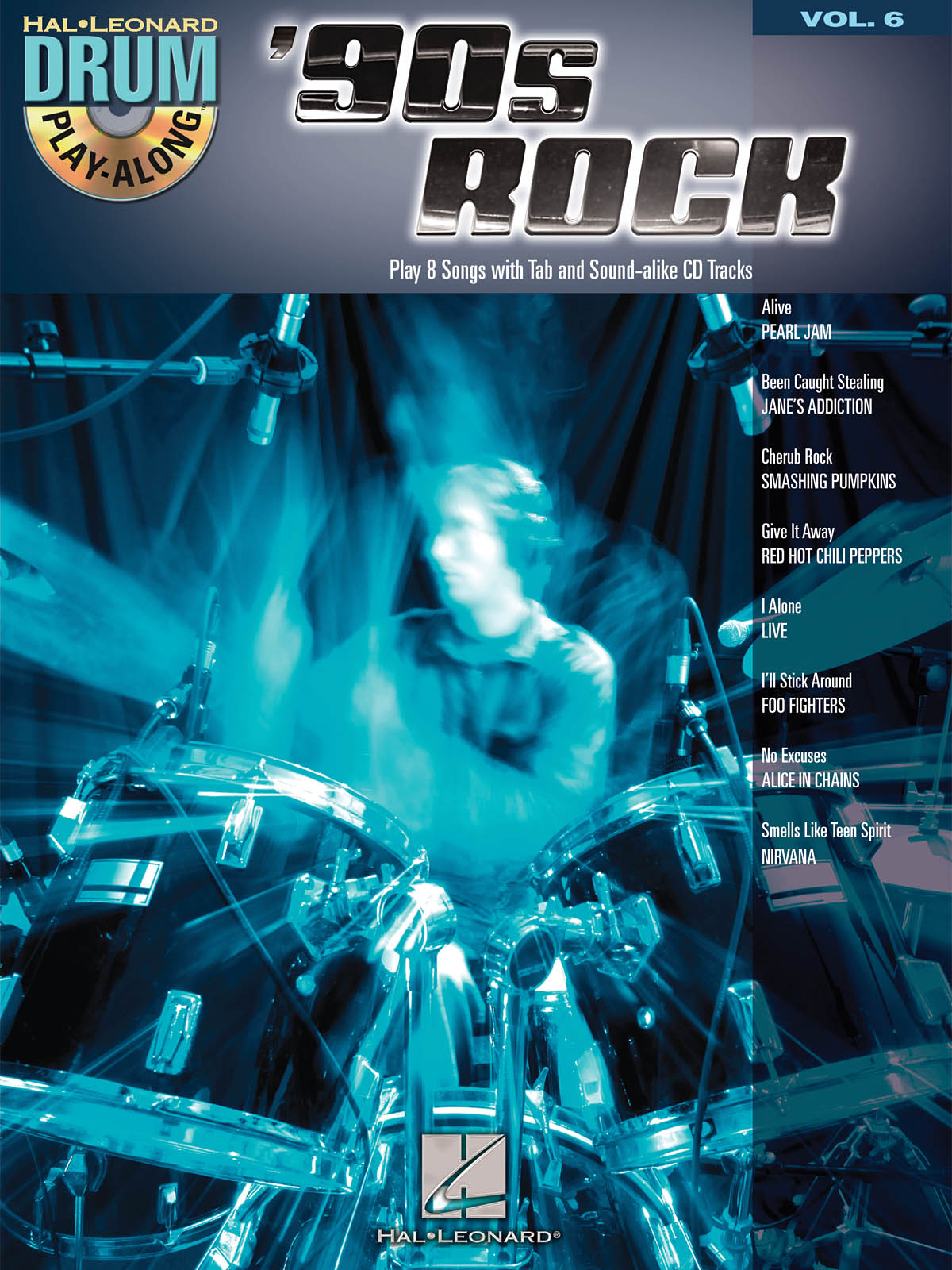 ‘90s Rock - Drum Play-Along Volume 6 - noty na bicí