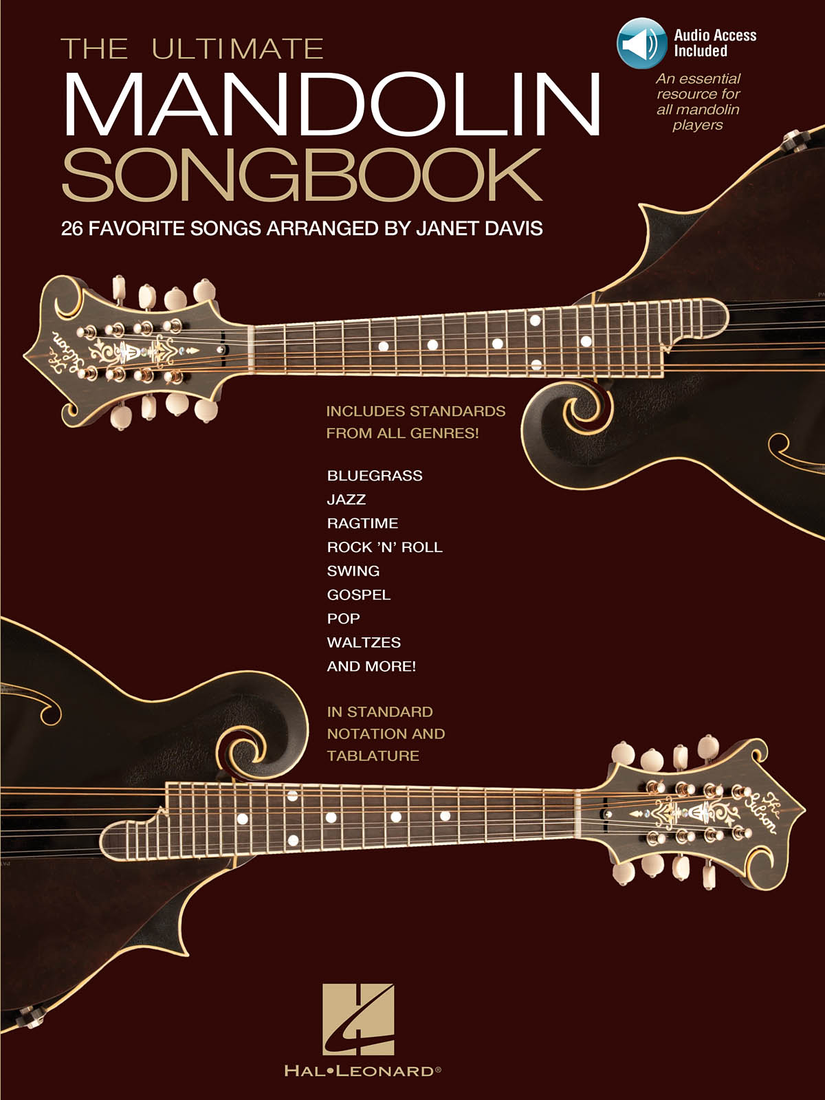 The Ultimate Mandolin Songbook - 26 Favorite Songs - noty pro mandolínu