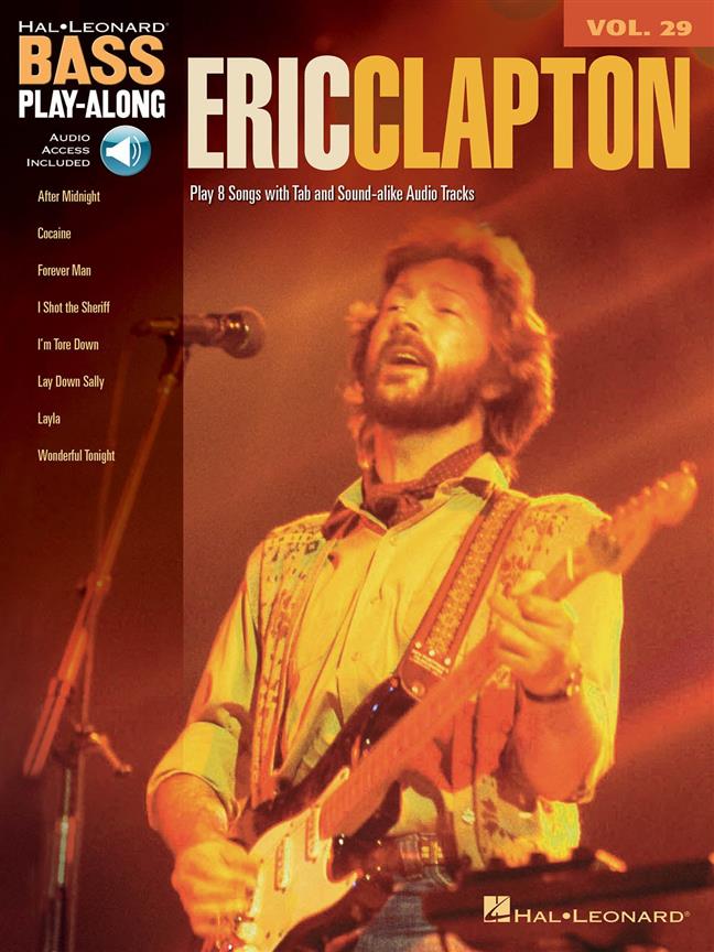 Eric Clapton - Bass Play-Along Volume 29 - noty na basovou kytaru