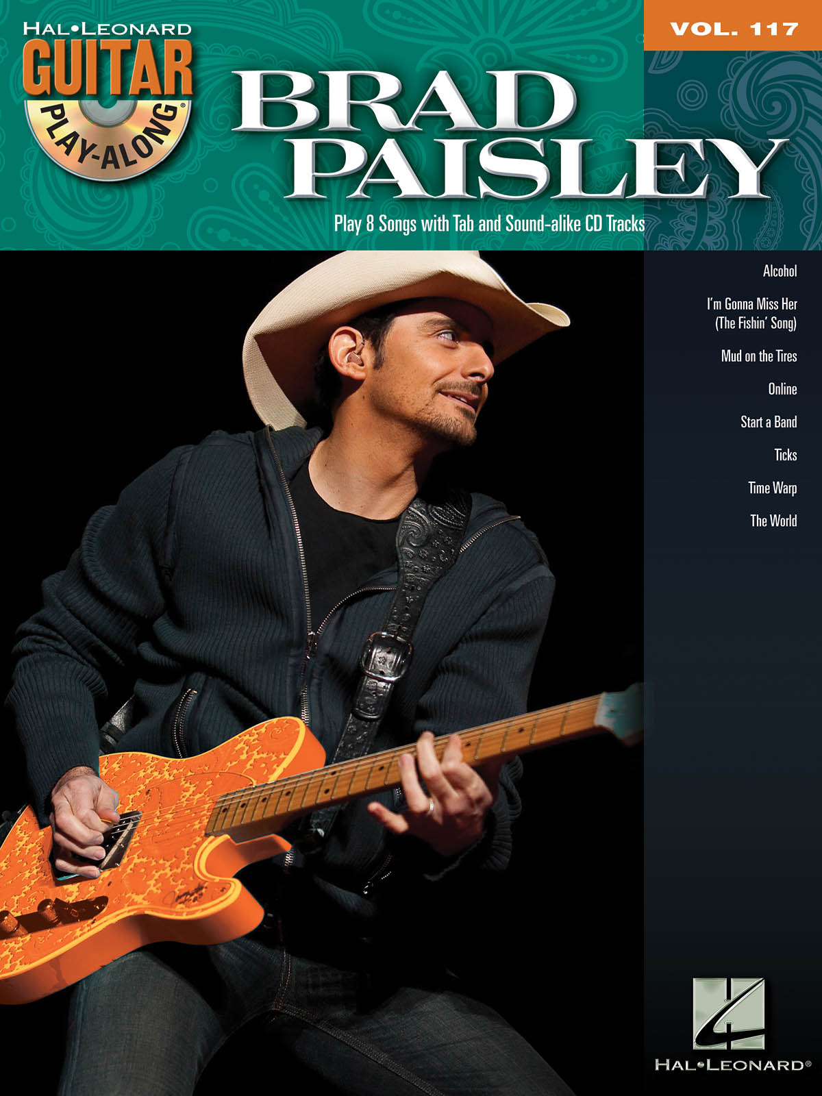 Brad Paisley - Guitar Play-Along Volume 117