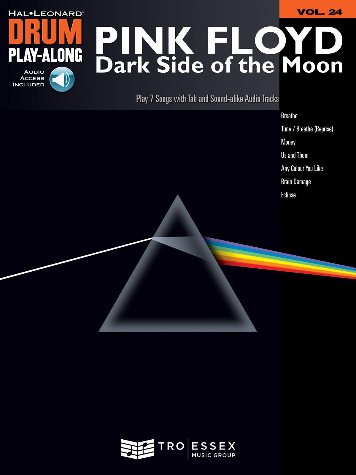 Pink Floyd - Dark Side of the Moon - Drum Play-Along Volume 24 - noty na bicí