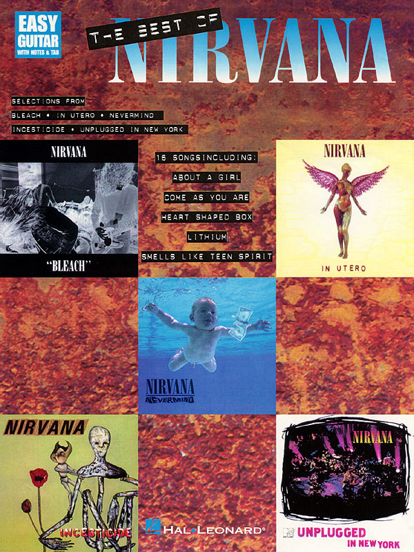 The Best Of Nirvana noty s tabulaturou a akordy pro kytaru - na kytaru