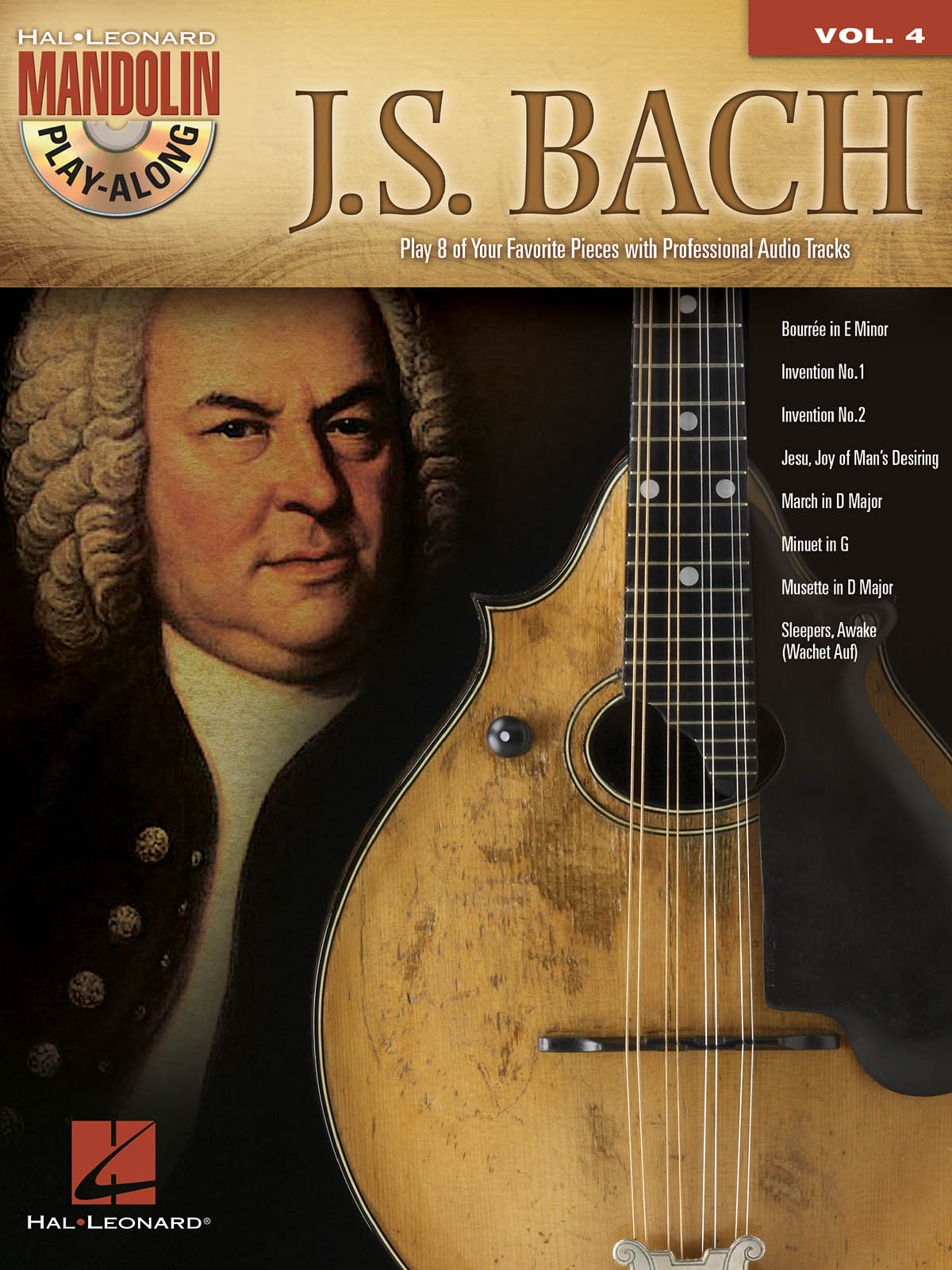 J.S. Bach - Mandolin Play-Along Volume 4 - noty pro mandolínu