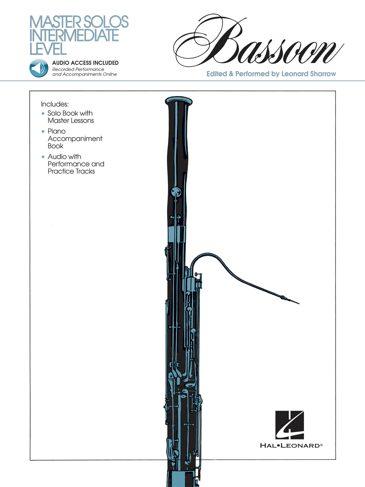 Master Solos Intermediate Level - Bassoon - Book/CD Pack - pro fagot