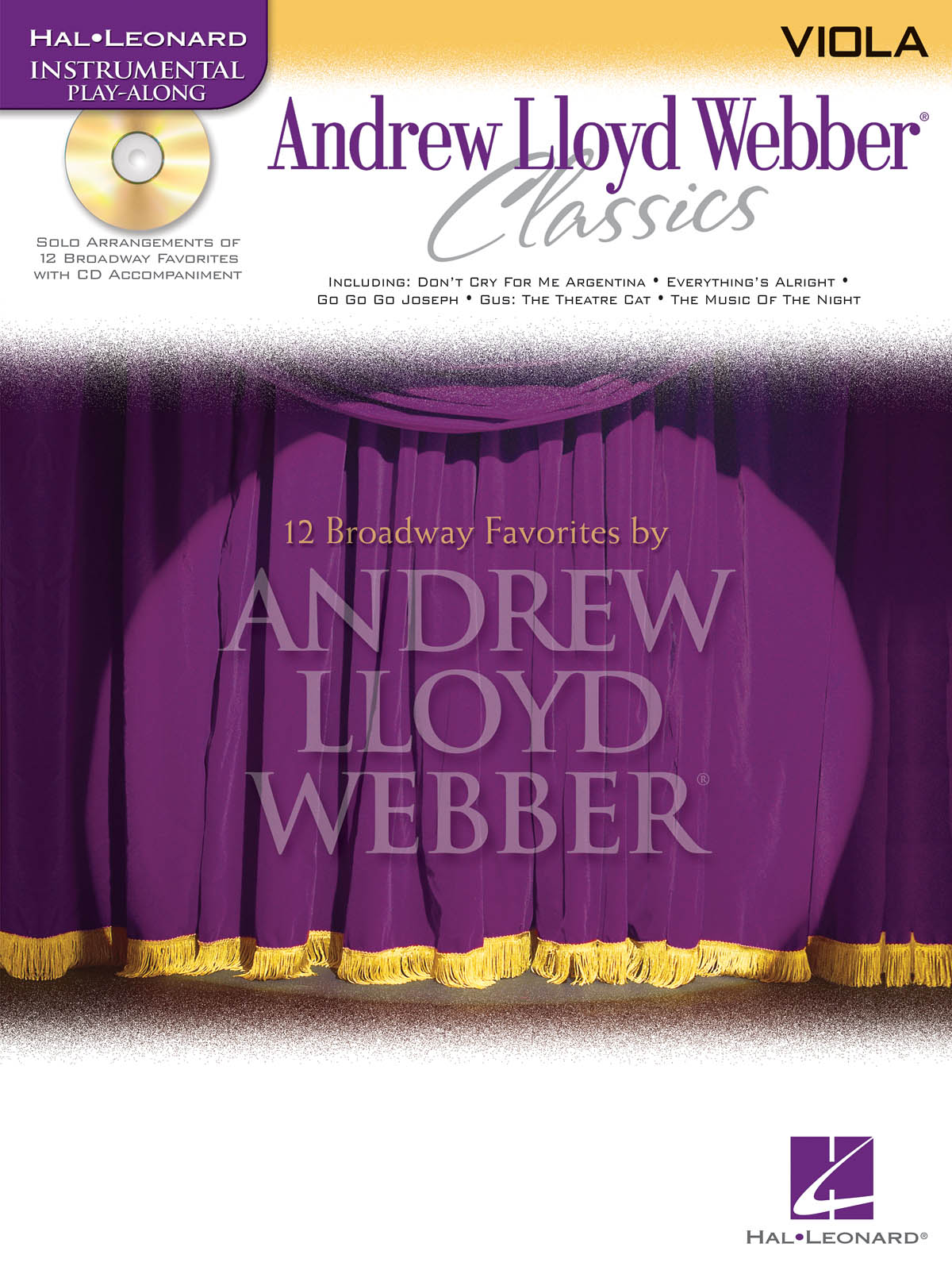 Andrew Lloyd Webber Classics - Viola - Instrumental Play-Along - noty pro violu
