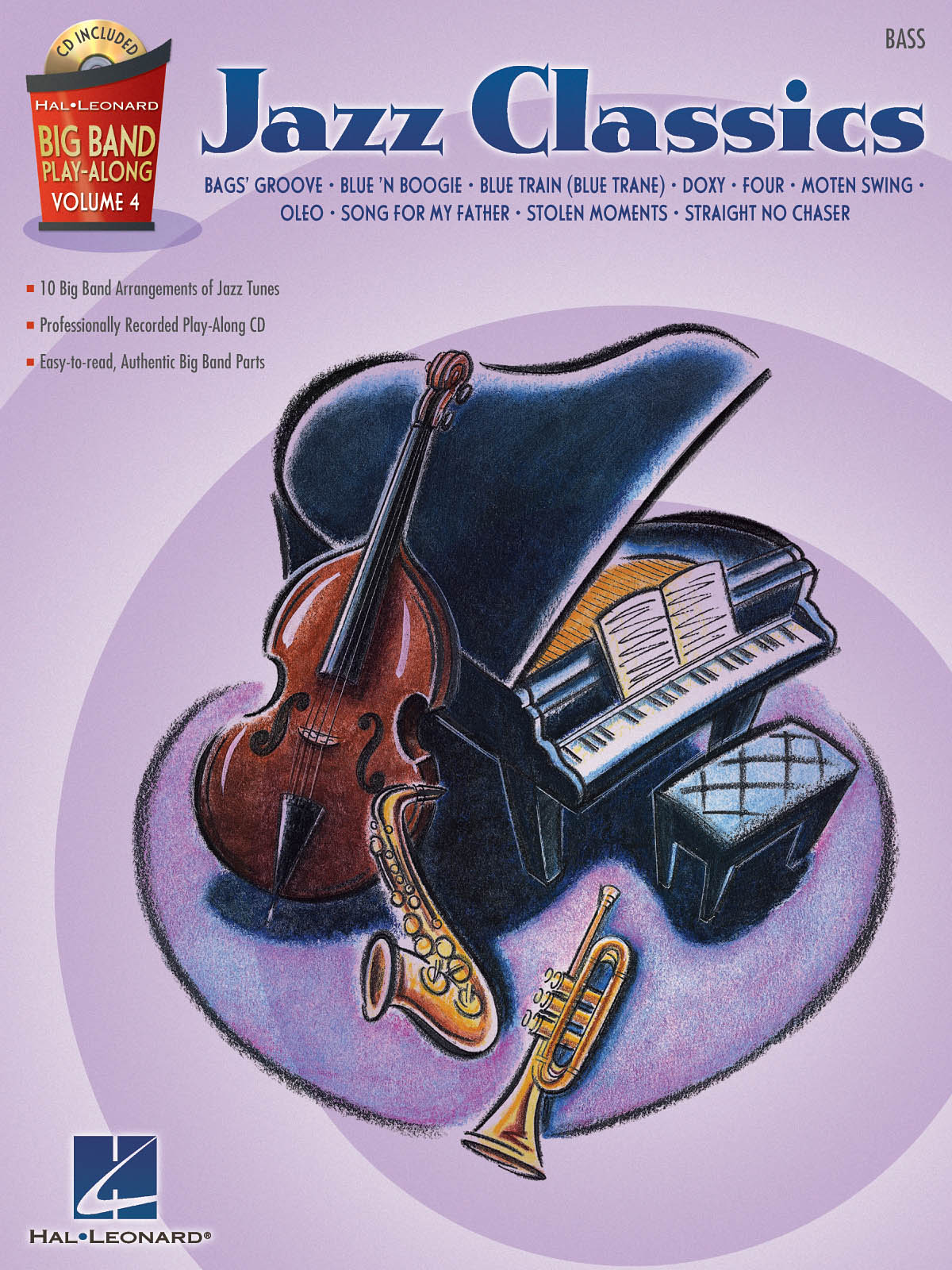 Jazz Classics – Bass - Big Band Play-Along Volume 4 - noty na bass kytaru