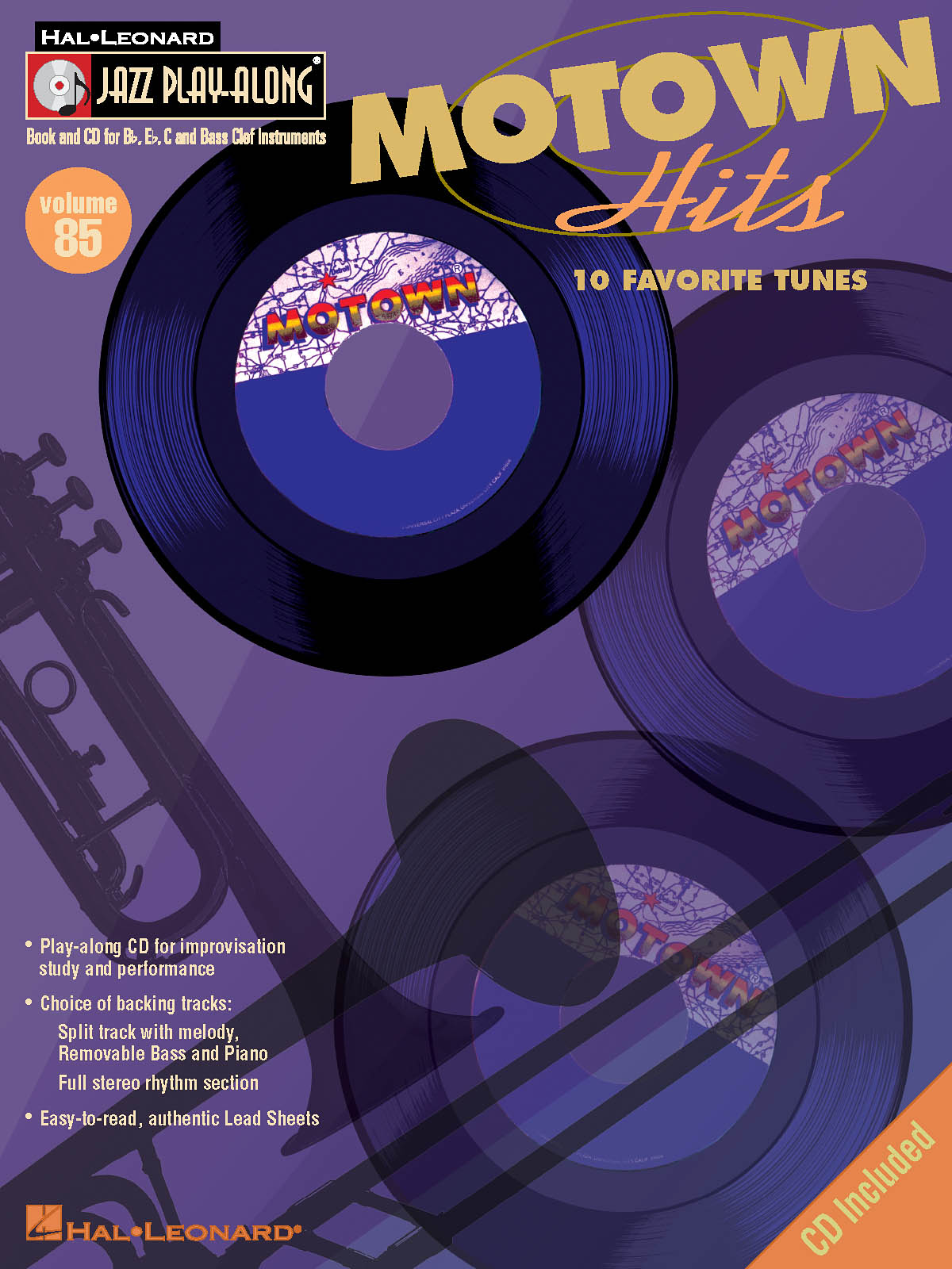 Motown Hits  - Jazz Play-Along Volume 85 - melodie s akordy pro nástroje v ladění C