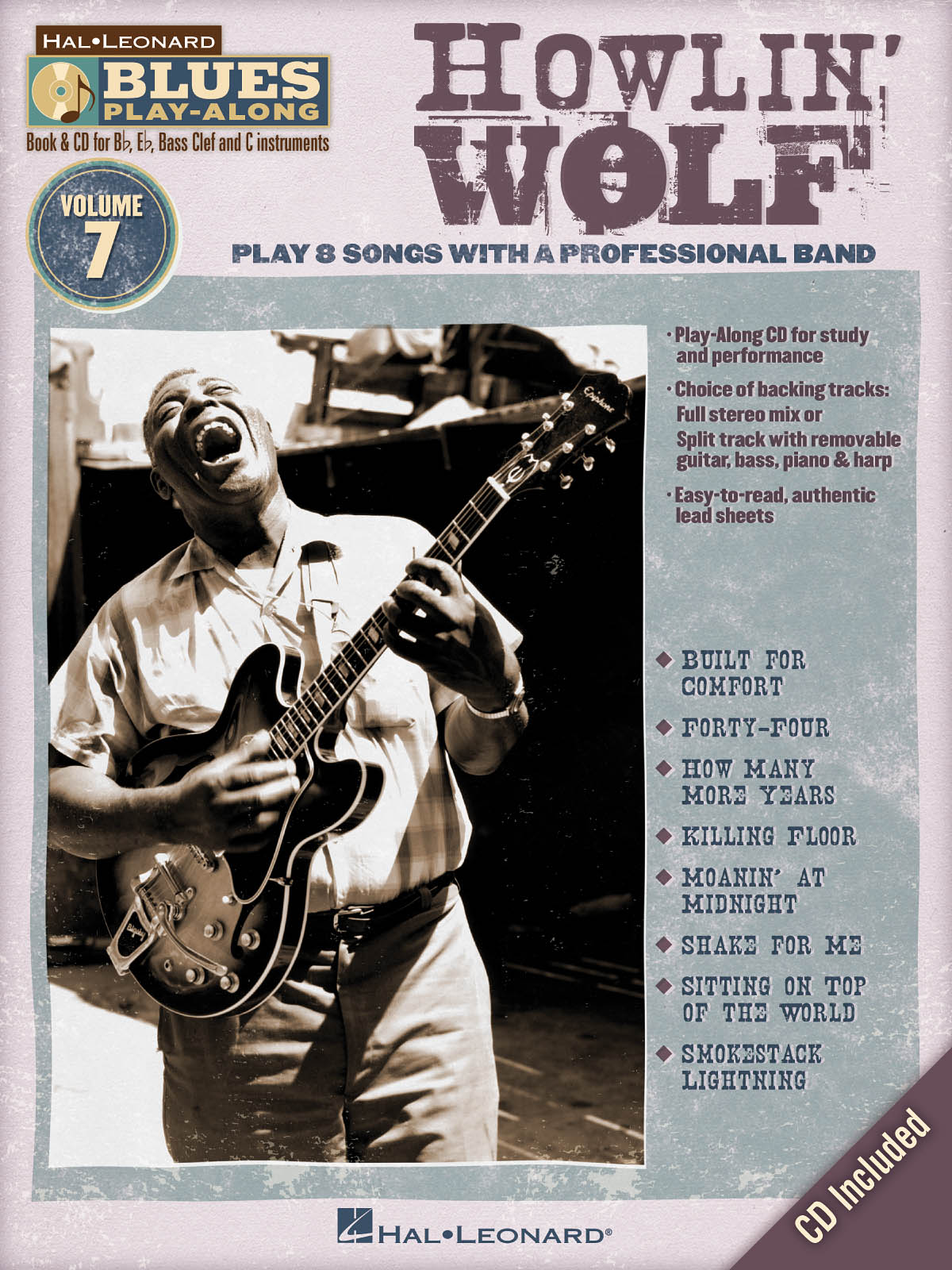 Howlin' Wolf - Blues Play-Along Volume 7 - melodie s akordy pro nástroje v ladění C