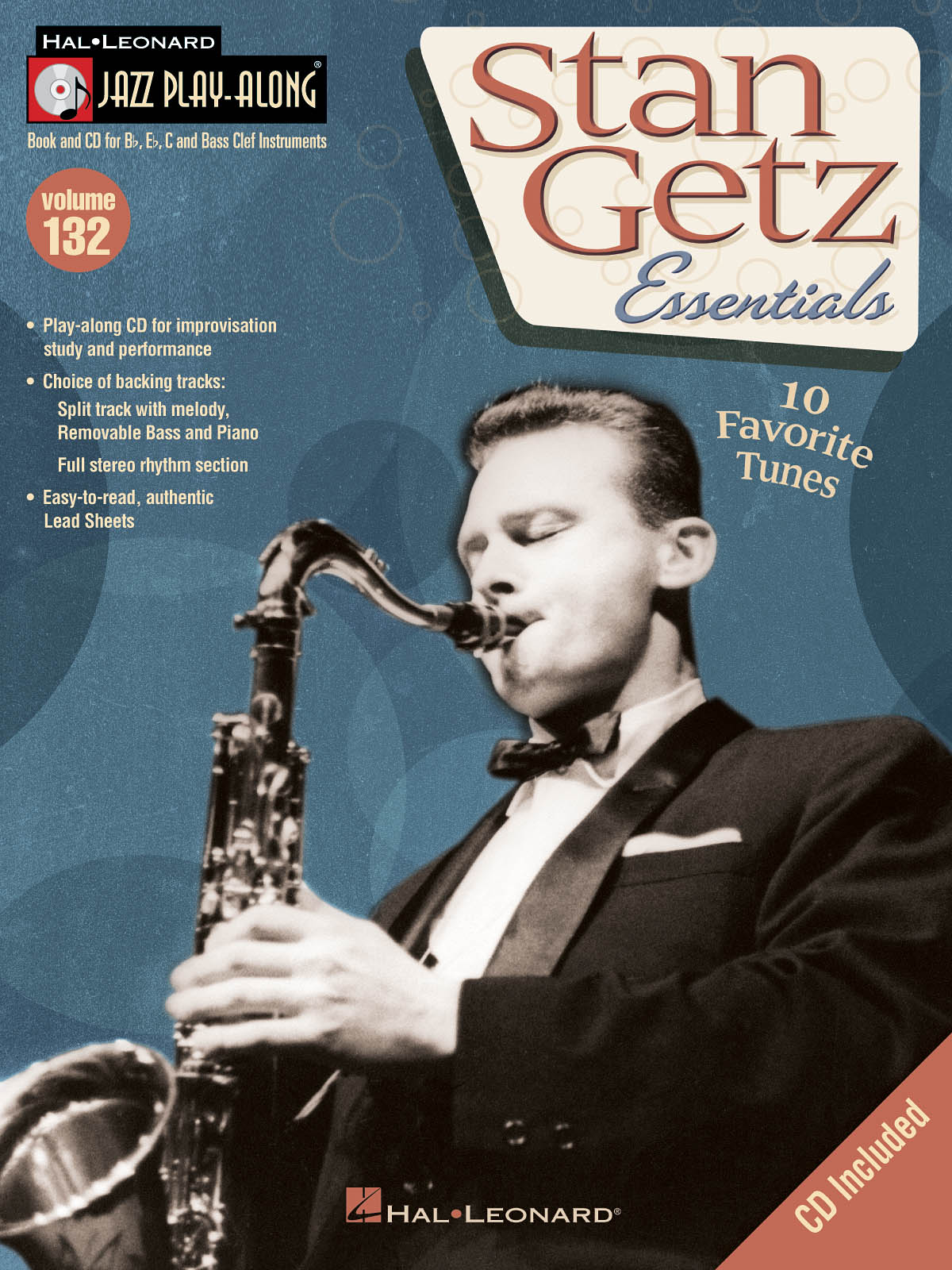 Stan Getz - Jazz Play-Along Volume 132 - noty pro trubku, housle, flétnu