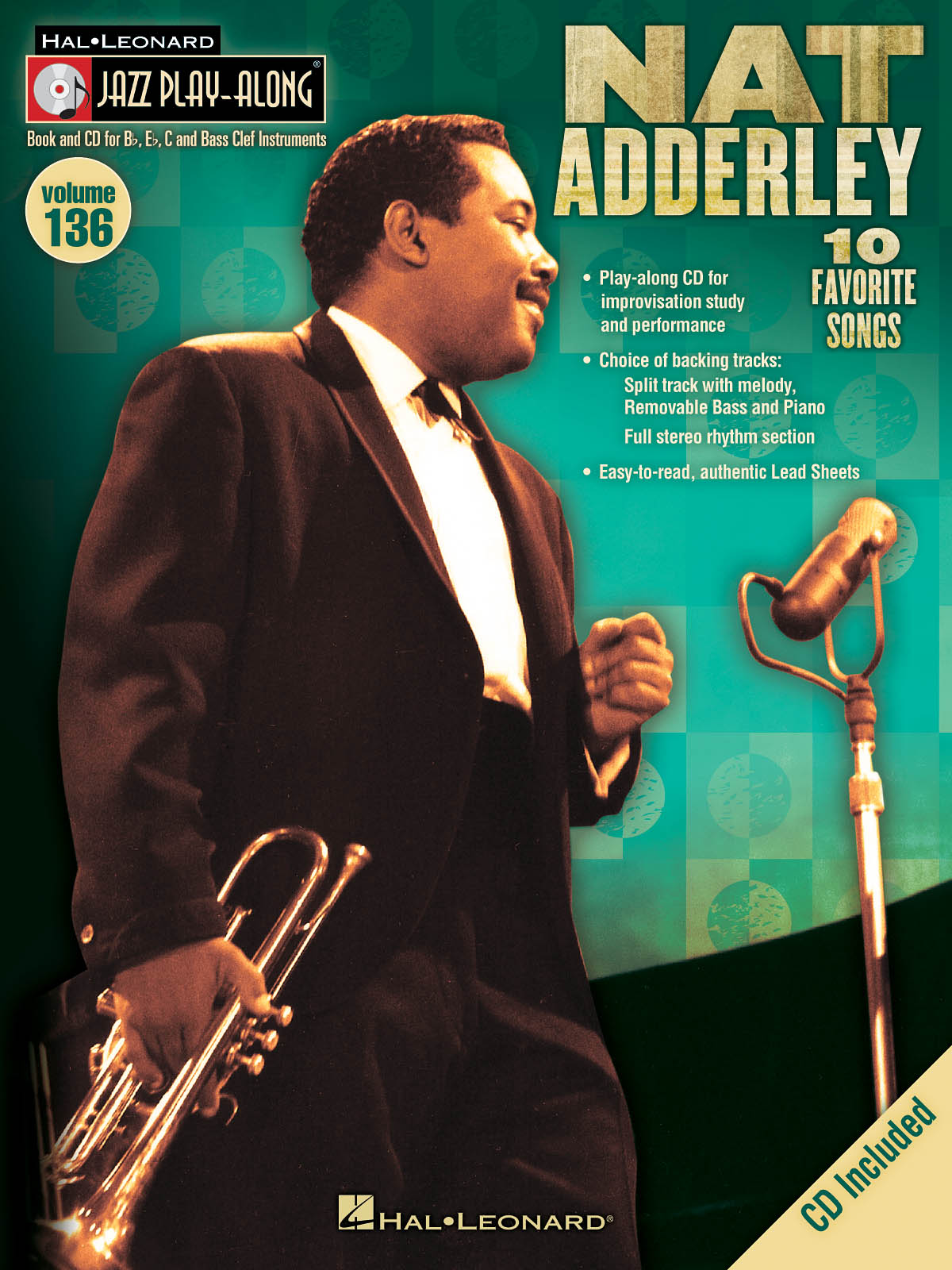 Nat Adderley - Jazz Play-Along Volume 136 - melodie s akordy pro nástroje v ladění C