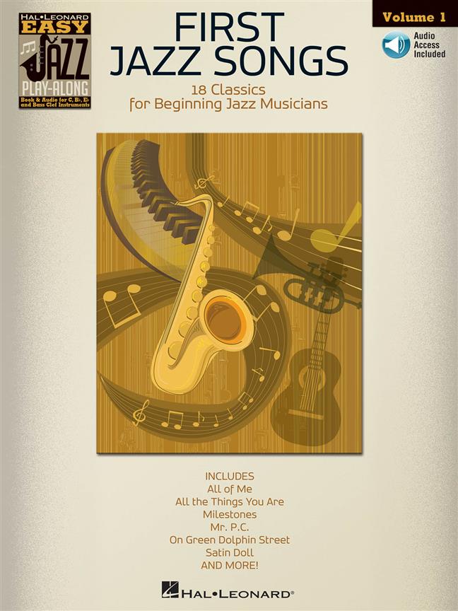 First Jazz Songs - Easy Jazz Play-Along Volume 1 - melodie s akordy pro nástroje v ladění C