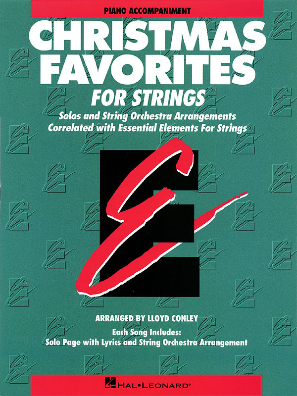Essential Elements Christmas Favorites for Strings - doprovodný klavír