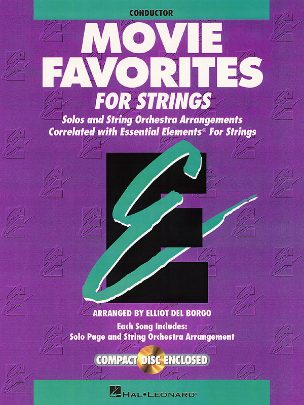 Essential Elements - Movie Favorites for Strings - Conductor + CD - noty pro orchestr