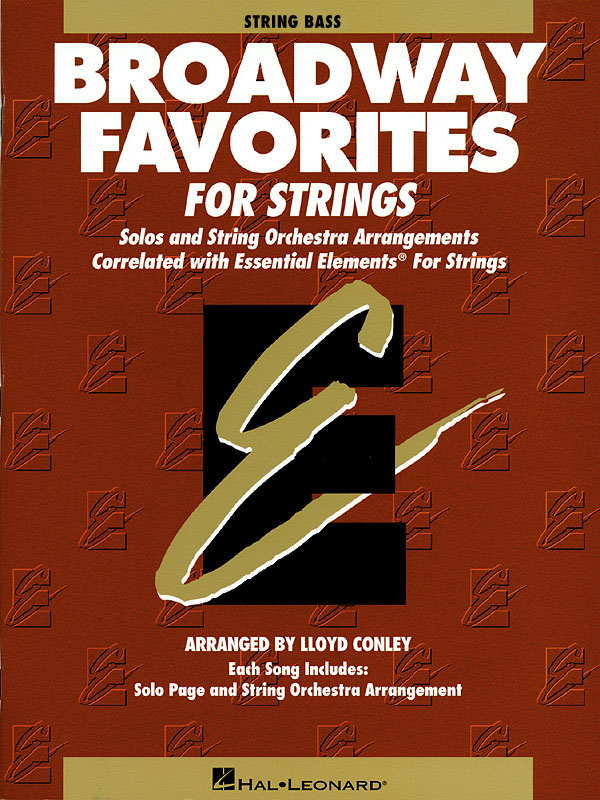 Essential Elements Broadway Favorites for Strings - noty pro kontrabas