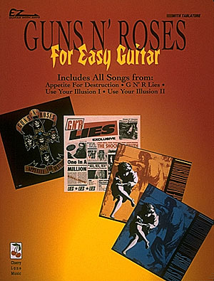 Guns N' Roses for Easy Guitar - 51 písní z alb těchto hardrockových gigantů noty na kytaru