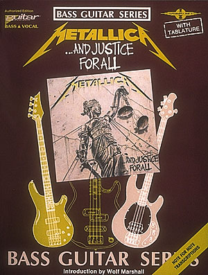 Metallica ... And justice for all - noty na bass kytaru