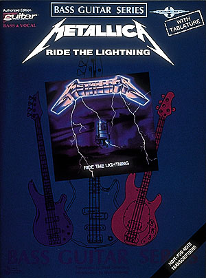 Metallica - Ride the Lightning - noty pro basu