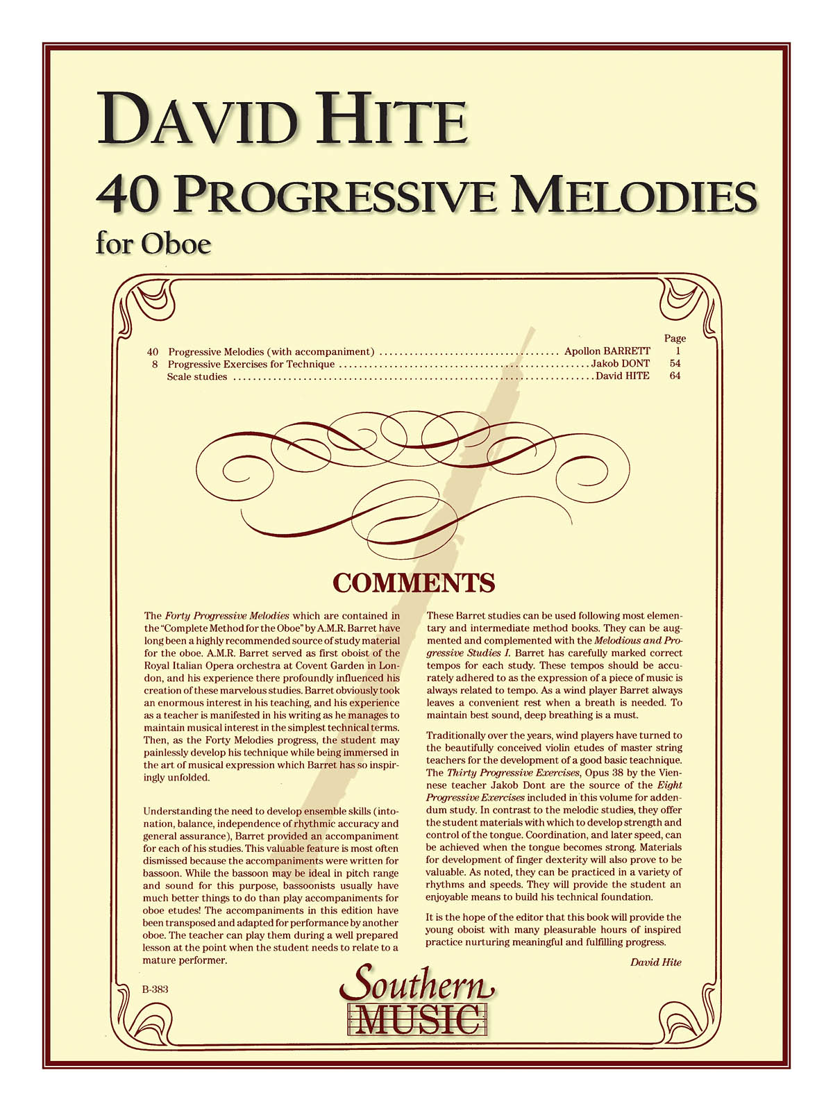 Forty (40) Progressive Melodies - pro hoboj