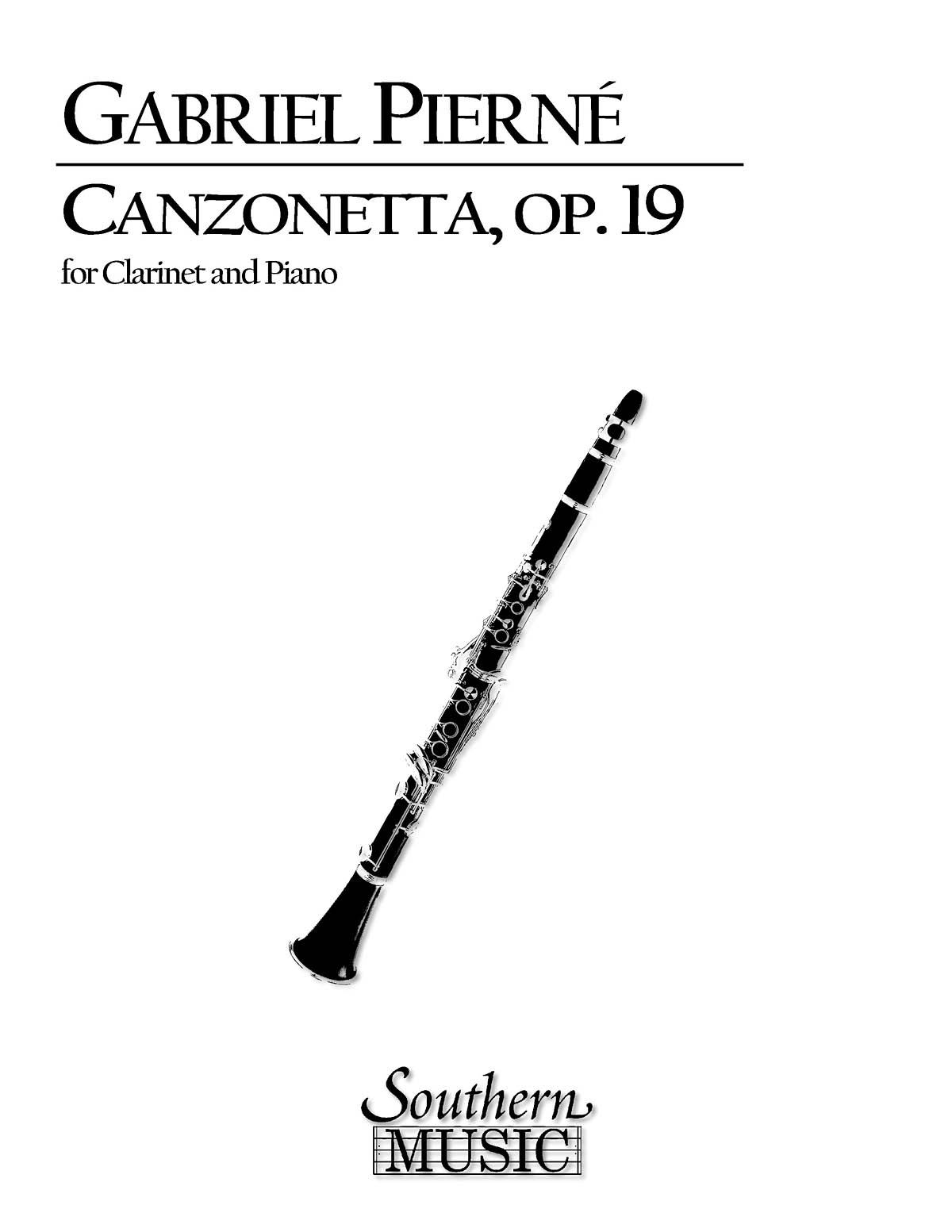 Canzonetta, Op 19 - pro klarinet
