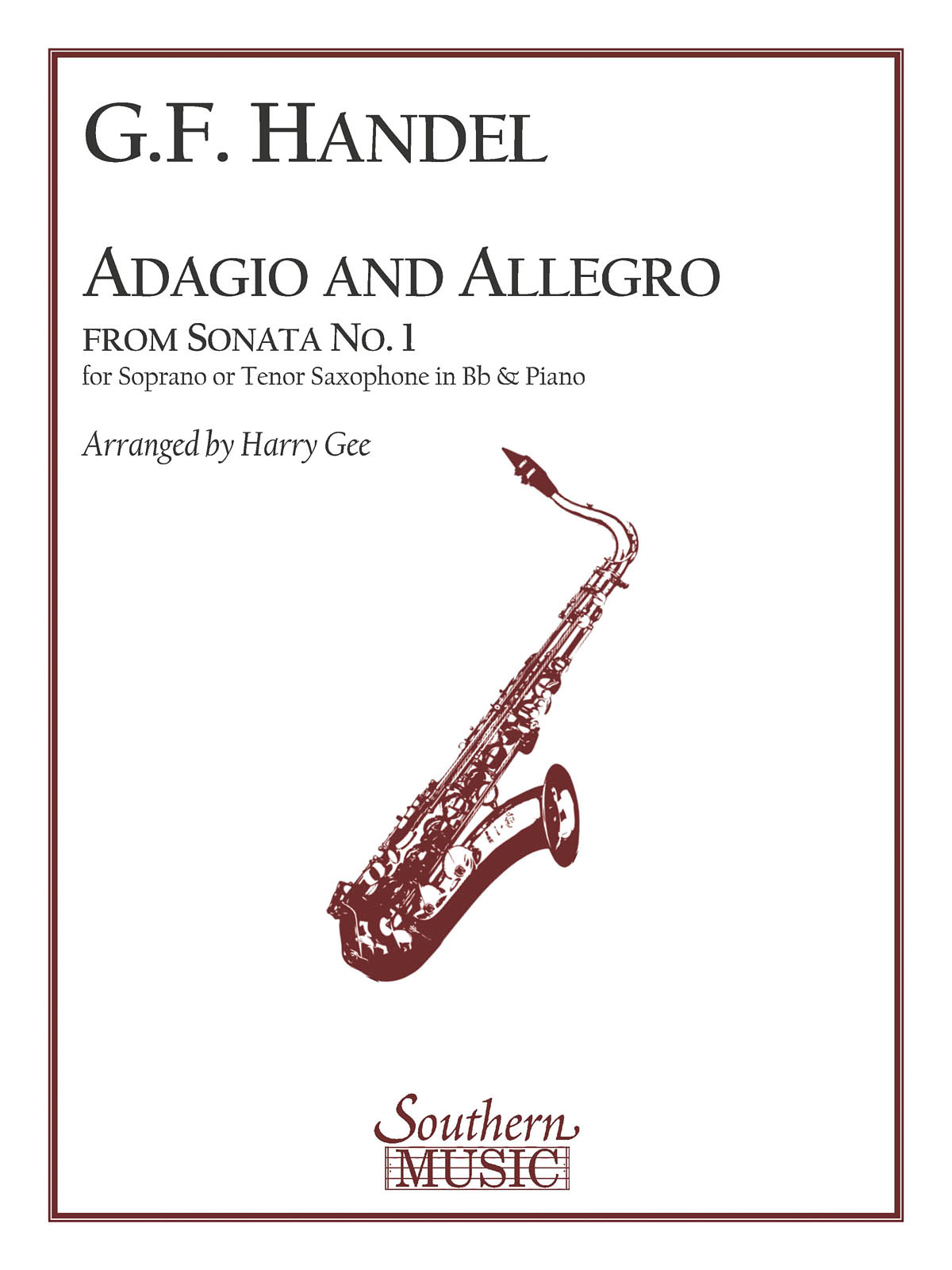 Adagio And Allegro - na tenor saxofón