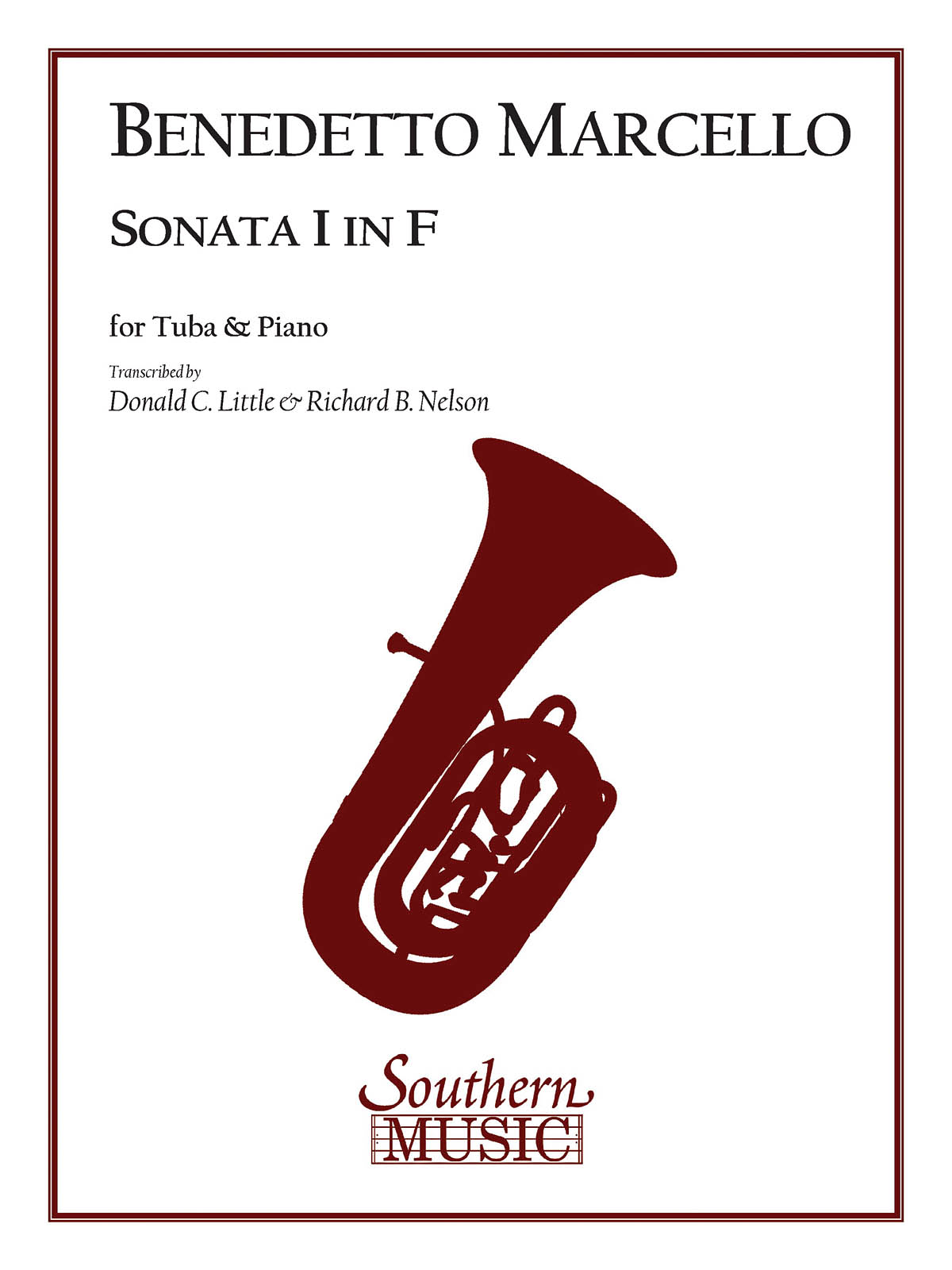 Sonata No 1 in F - noty na tubu