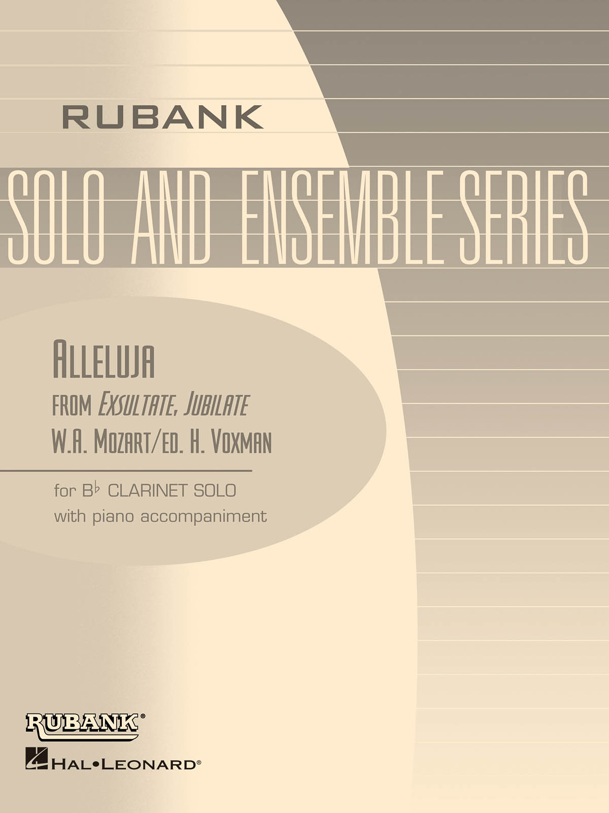 Alleluja (from Exsultate, Jubilate) - Bb Clarinet Solo with Piano - Grade 3.5 - klarinet a klavír