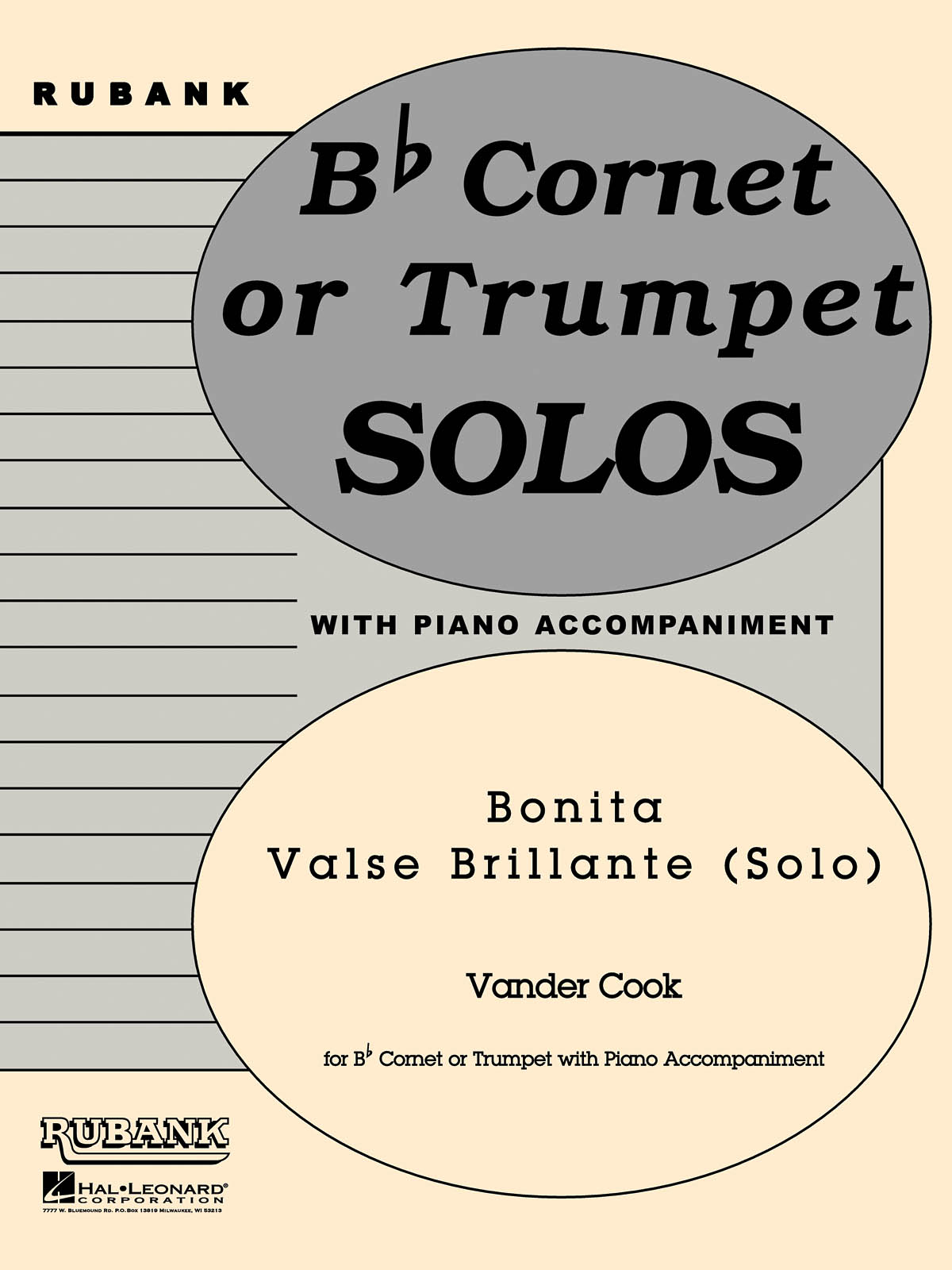 Bonita-B Flat Cornet Or Trumpet Solos with Piano - pro trumpetu