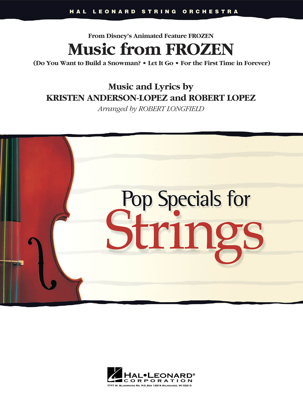 Music from Frozen Pop Specials for Strings