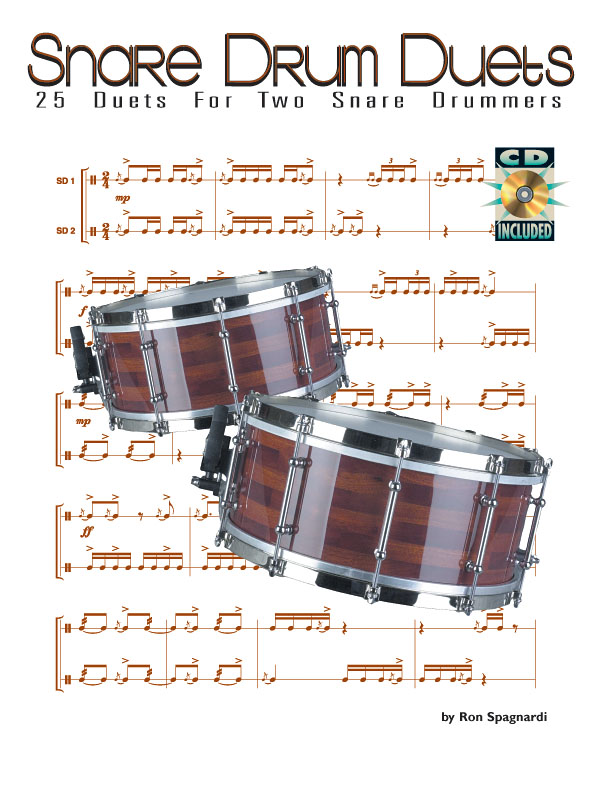 Snare Drum Duets - 25 Duets for Two Snare Drummers - pro malý buben