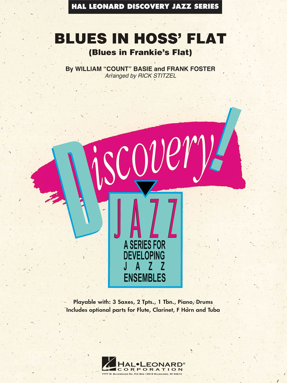 Blues in Hoss' Flat (Blues in Frankie's Flat) - pro Jazzový orchestr