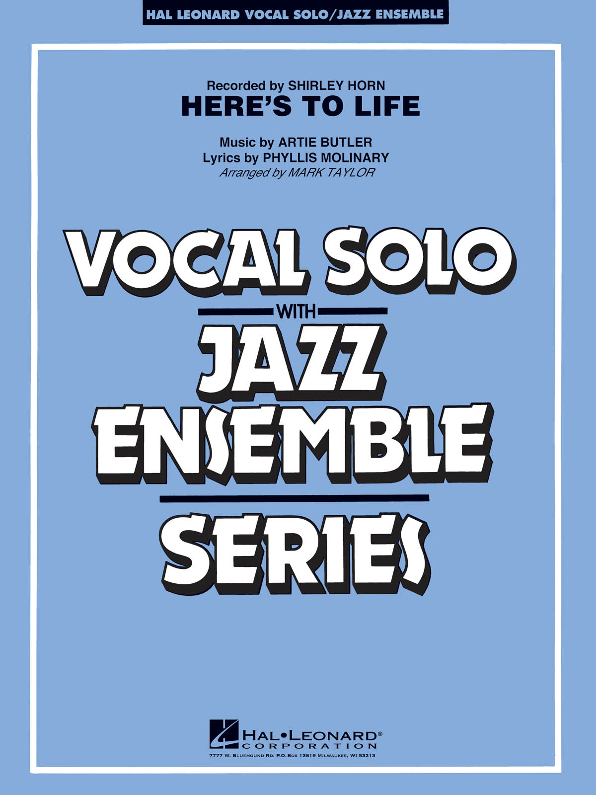 Here's to Life (Key: C minor) - pro zpěv a jazzový orchestr