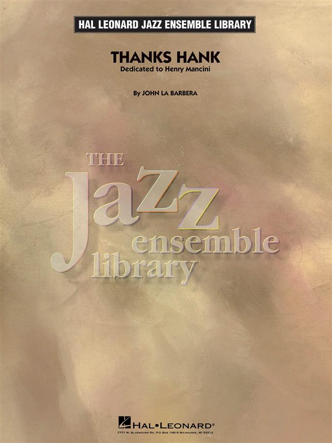 Thanks Hank - pro Jazzový orchestr