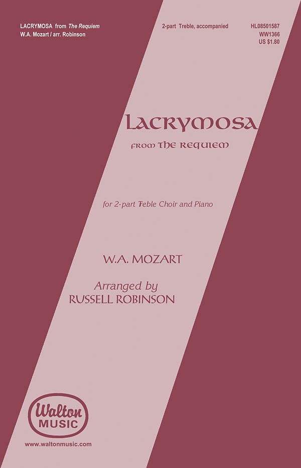 Lacrymosa (from Requiem) - pro sbor 2-Part