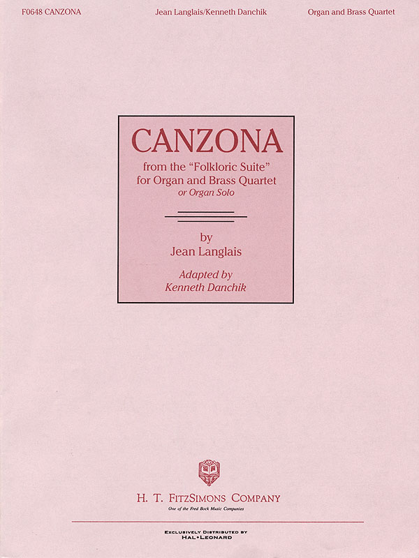 Canzona (Organ And Brass Quartet) - skladby pro varhany