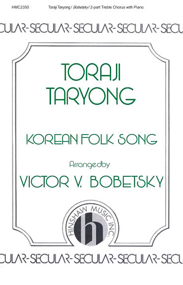 Toraji Taryong - Korean Folk Song - pro 2-Part  a klavír