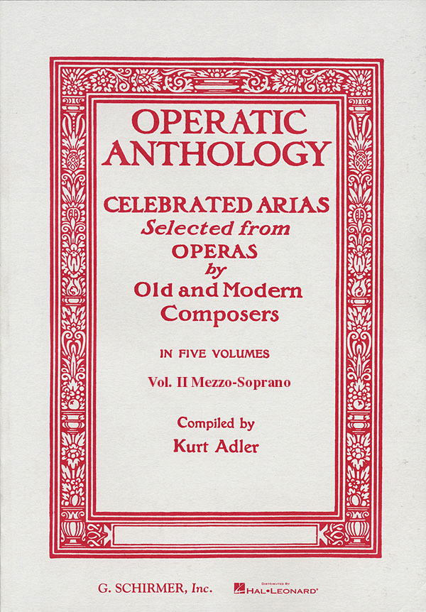 Operatic Anthology - Volume 2 - noty pro mezzosoprán